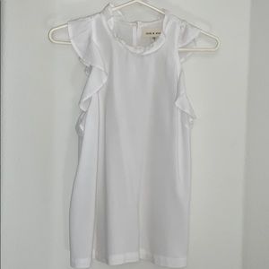 Anthropologie White Blouse